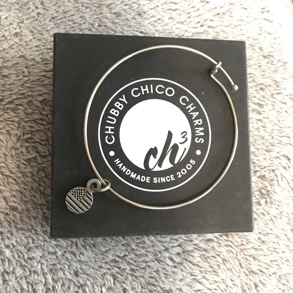 American Flag 🇺🇸 Charm bracelet bangle - Picture 1 of 3